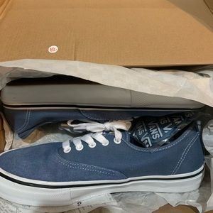 Moonlight blue / true white vans MENS 11.0